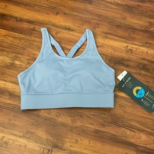 Sol and Mane Tasha Bra, Cerulean Blue, M, NWT